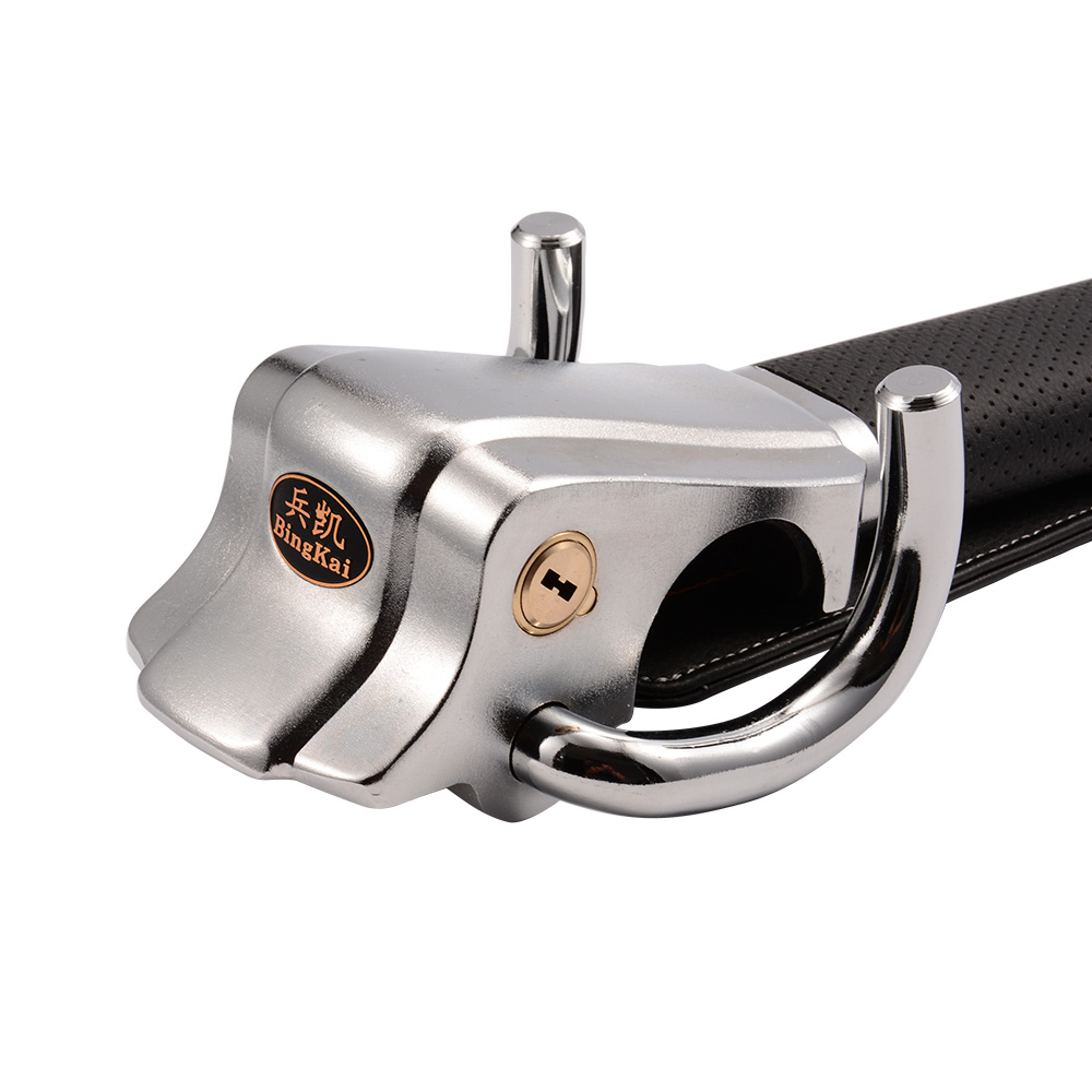 Foldable Vehicle Car Steering Wheel Security Lock With 2 Keys Anti